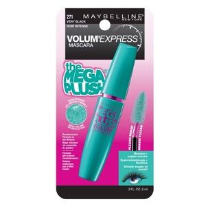 🆕 Maybelline Volum' Express The Mega Plush Mascara 271 Very Black